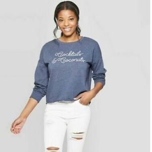 Zoe & Viv  Cocktails & Coconuts Sweatshirt